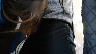 Public Handjob Teen - Risky handjob and blowjob in public train Porn Videos - Tube8