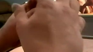 Cute young amateur jerks off hard and jizzes on himself