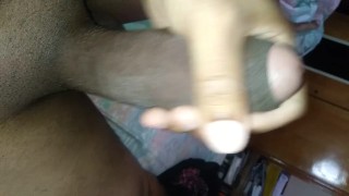 BBC Dominican big cumshot all over myself