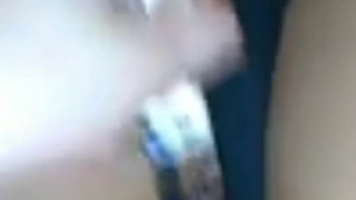 Asian girl masturbating with fingers and toys