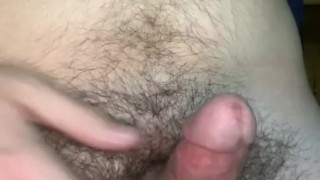 Jerking my thick cock