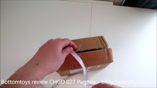 unboxing : CHGD-27 dildo PAGODA buttplug like anal balls (Bottomtoys)