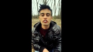 I found straight friend´s condom after night picnic, so I enjoy his cum