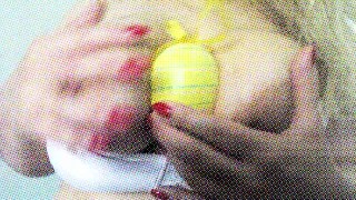 Happy Easter and boob play from Carlycurvy!