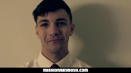 MissionaryBoys - Hot Priest And A Missionary Boy anally Fuck A New Recruit