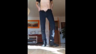 Cute boy show his dick