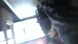Outside of Family Dollar :-) ( A little stroking)