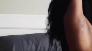 Beautiful Black Booty Tease