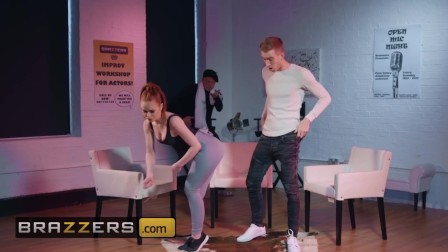 Brazzers - PAWG ginger Ella Hughes get dominated by big dick
