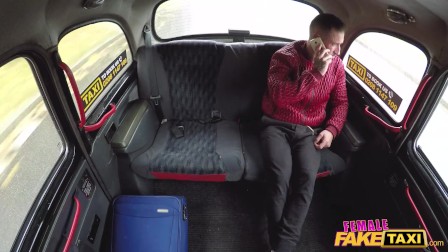 Female Fake Taxi Spanish guy fucks the blonde taxi driver
