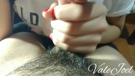 Soft blowjob from my girlfriend with a lot of tongue and deep throat! POV