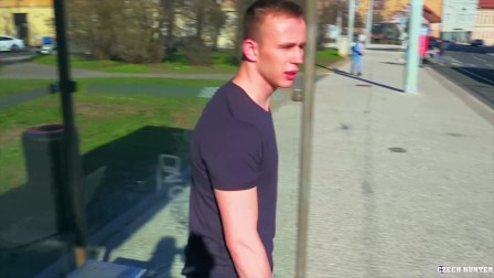 CZECH HUNTER 423 -  Hunk From The Bus Stop Gives A Fat Cock A Go
