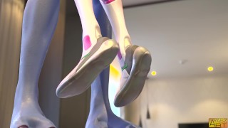 Deep Kissing - Undyne & D.va - Ayasz