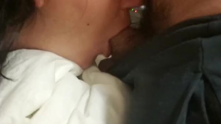 Keep sucking even after he cums ;) close up blowjob