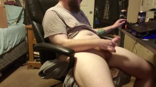Me Shooting A Fat Load and Vaping THC