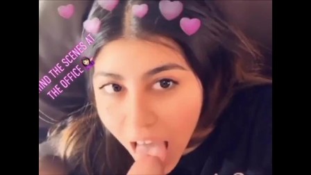 Girl ditches highschool to take facial and puts on Snapchat