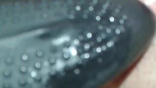 BBW shows off hard clit