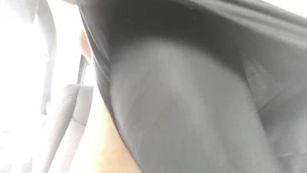 Public backseat masturbation