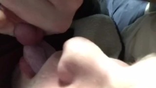Licking and kissing my own cock