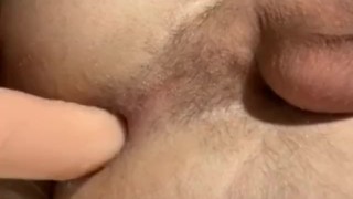 Solo dildo fucking