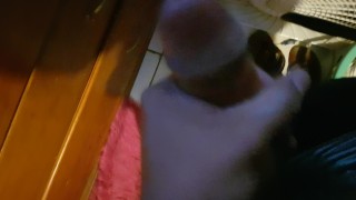 Beautiful Amateur Babe with Juicy Big Ass Gives Eye Contact Blowjob Before Getting Fucked Hard in Doggystyle POV