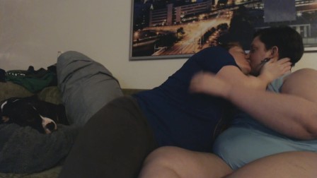 BBW Lesbian Netflix and Chill turns into squirting and multiple orgasms
