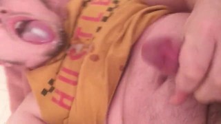 Load of Cum on My Tongue before bed. Soft to Hard Cumslut!