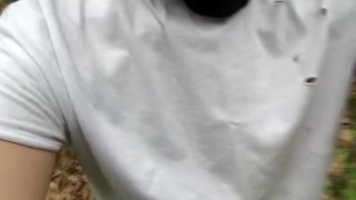 JACKING OFF solo in the Forest ‏‏‎ ‏‏‎ ** CUMSHOT **