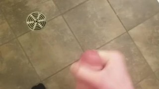 Making a Mess on The Bathroom Floor