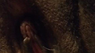 Watch my pussy swallow my toy