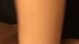 Getting fucked by my 12” fat dildo