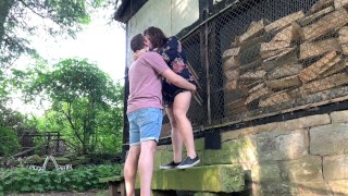 Sex at an abandoned barn - amateur couple Dirty Desire