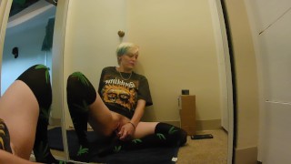 Amateur's first Bad Dragon toy and mirror view