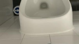 Horny cumshot at work