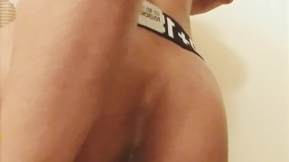 Anal Play With Dildo