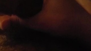 Playing around with black dick.