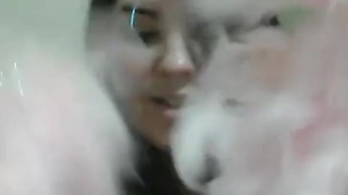 Guy jerks off and cums