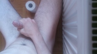 Just a Shy Twink Wanking on a toilet papier