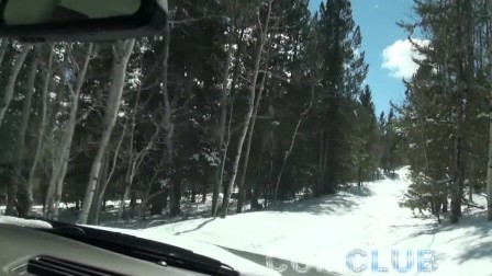 Cum Club: Land Rover 4x4 Crash + Swallowing a Big Cum Load Outdoors