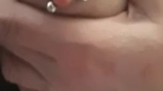 Pierced nipple