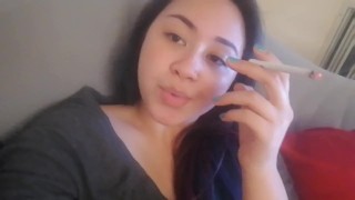 Miss Dee Nicotine Fetish Smoking for Her Fans #05