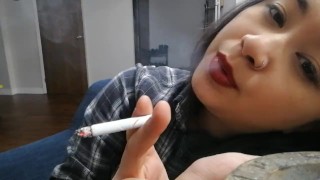 Miss Dee Nicotine Fetish Smoking for Her Fans #06