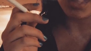 Miss Dee Nicotine Fetish Smoking for Her Fans #14