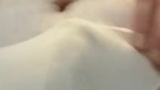 Cumming on Her Huge 9" Vibrating Dildo in Her Dirty Panties and Sucking It
