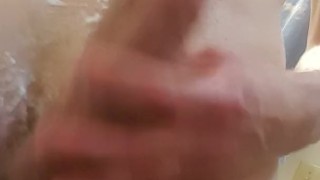 Horny Boy Plays With Freshly Shaved Dick