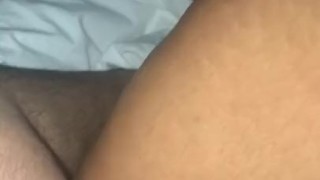 Horny Mexican slut can't stop cumming on my hard dick