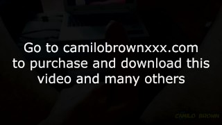 Jerking off my big cock and shooting a thick cum load - Camilo Brown