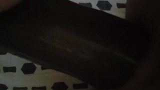 Shoving a HUGE cucumber in my tight ass