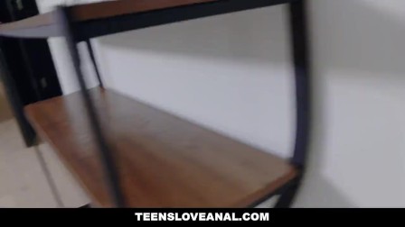 teensLoveanal - Cute Blonde Gets Her Asshole Stuffed By Step Brother