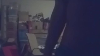 In the garage bussin a good ass nut